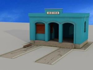 passenger pavilion 1 3D Model