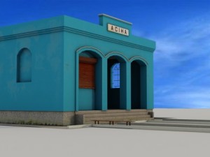 passenger pavilion 1 3D-Modell