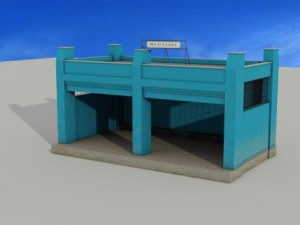 passenger pavilion 2 Modelo 3D