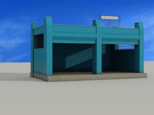 passenger pavilion 2 3D Model