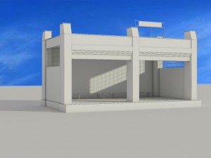 passenger pavilion 2 3D Model