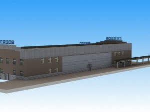 railway station glazov Modelo 3D