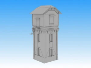 watertower 3D Model