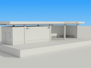 passenger pavilion 3 3D Model