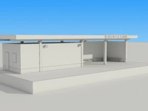 yolcu k&ouml;şk&uuml; 3 3D Model