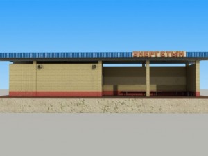 passenger pavilion 3 3D Model