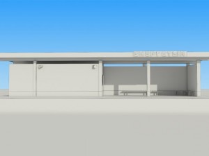 passenger pavilion 3 3D Model