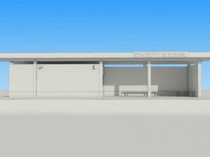 yolcu k&ouml;şk&uuml; 3 3D Model