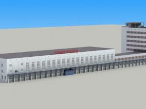 railway station nigny novgorod Modelo 3D