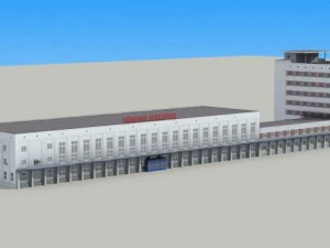 railway station nigny novgorod 3D Model