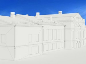 railway station angarsk 3D मॉडल