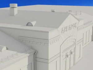 railway station angarsk 3D Model