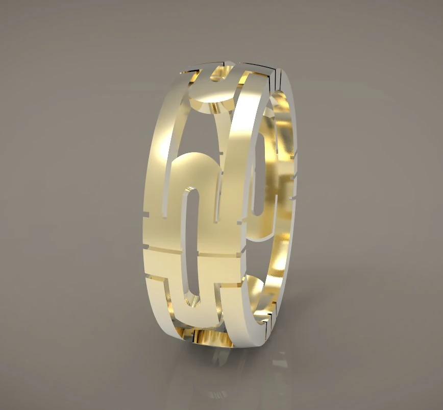 ring 02 3D Print Model .c4d .max .obj .3ds .fbx .stl .blend 