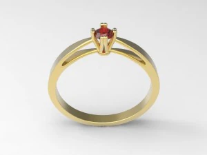 반지 04 3D 프린트 모델