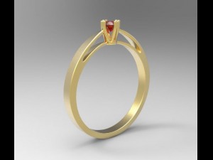 ring 04 3Dプリントモデル