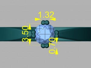 ring 04 3Dプリントモデル