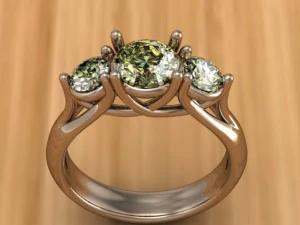 リング08 3Dプリントモデル