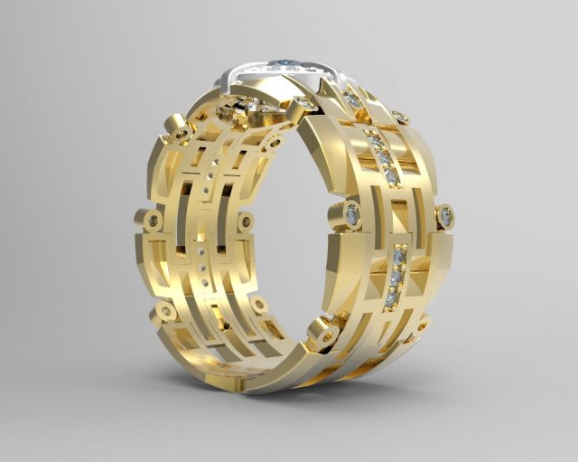 ring 08 Modelo de Impressão 3D .c4d .max .obj .3ds .fbx .stl .blend 