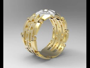 anel 08 Modelo de Impressão 3D