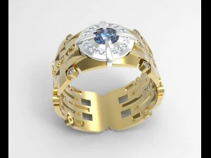 anel 08 Modelo de Impressão 3D