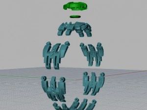 anel 08 Modelo de Impressão 3D