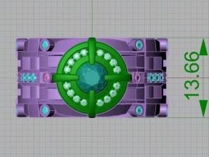 anel 08 Modelo de Impressão 3D