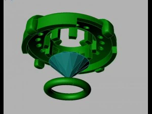 anel 08 Modelo de Impressão 3D