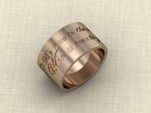 ring  be true to the one who is true to you Modèles 3D en vedette