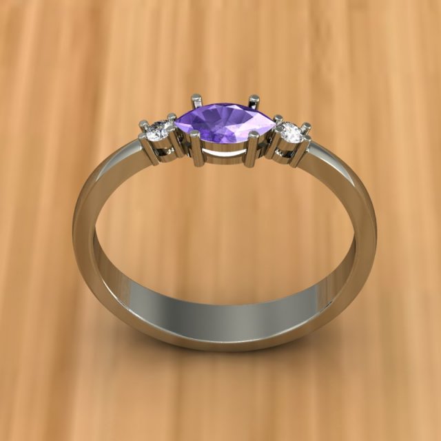 ring 17 3D प्रिंट मॉडल .c4d .max .obj .3ds .fbx .stl .blend 