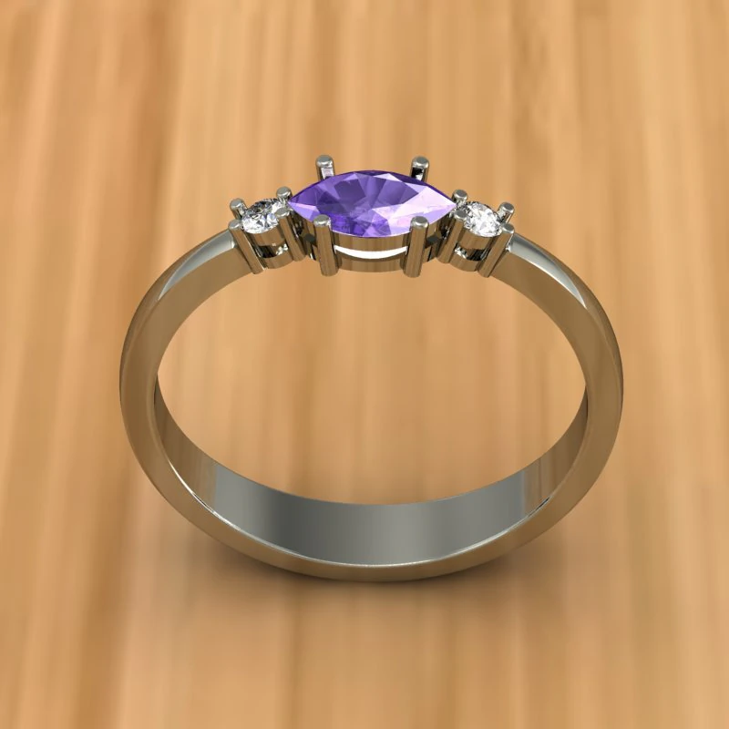 ring 17 3D Print Model .c4d .max .obj .3ds .fbx .stl .blend 