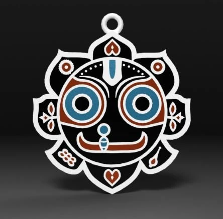 pendants jagannath 3D Print Model .c4d .max .obj .3ds .fbx .stl .blend 
