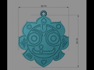pendants jagannath 3D 打印模型