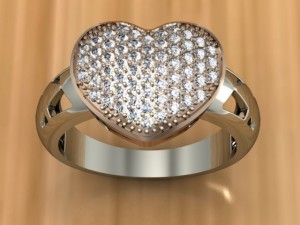 ring heart 00 3D 打印模型
