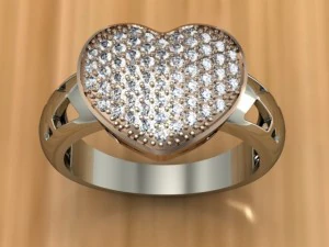 ring heart 00 3D Print Model