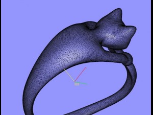 ring cat 3D-Druckmodell