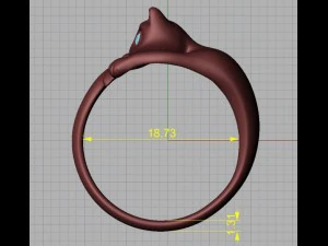 ring cat 3D Print Model