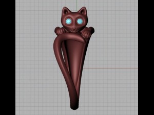 ring cat 3D-Druckmodell