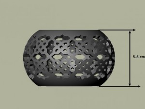 candlestick Model Cetak 3D