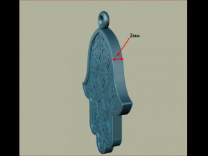 hand of fatima Modelo de impresión 3D
