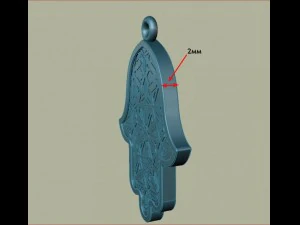 hand of fatima 3D Print Model