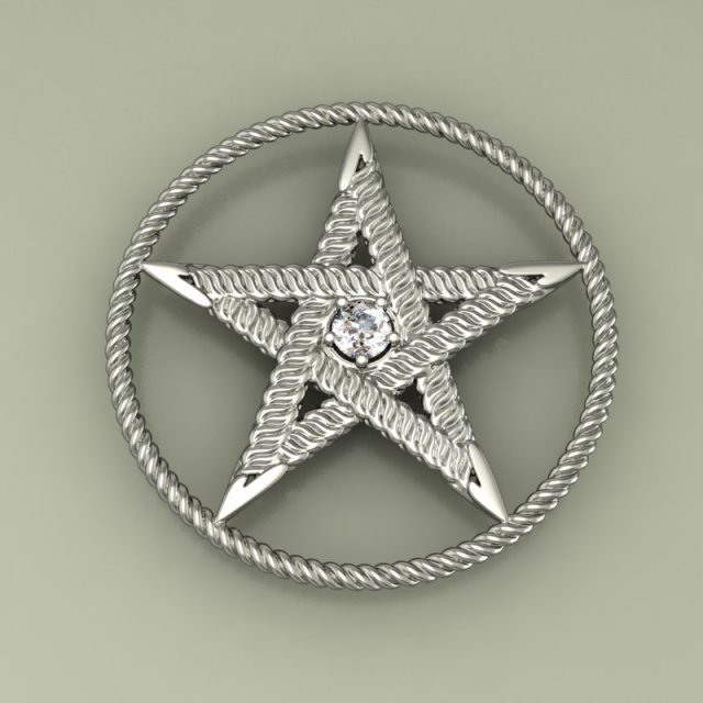 star pendant Modelo de impresión 3D .c4d .max .obj .3ds .fbx .stl .blend 