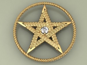 star pendant Modelo de impresión 3D