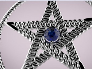 star pendant Modelo de impresión 3D