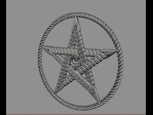 star pendant 3D Print Model