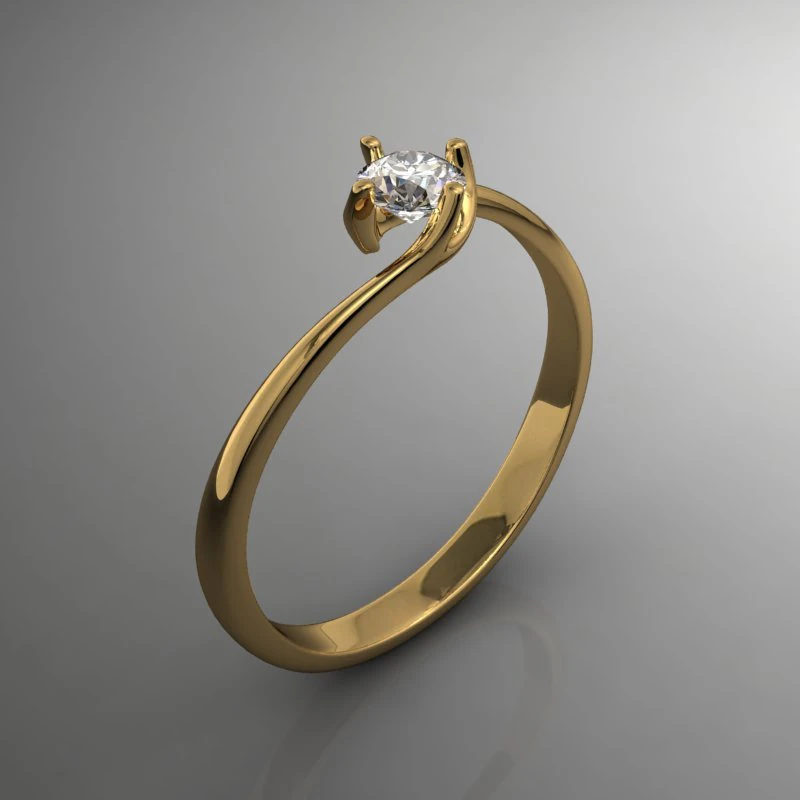 ring 071 3D Print Model .c4d .max .obj .3ds .fbx .stl .blend 