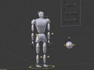 cartoon abstract sport model ballerkin - humanoid Modello 3D