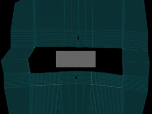volleyball court - real size 3D Model