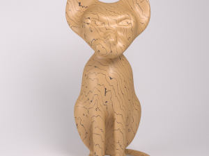 cat figure Modelo 3D