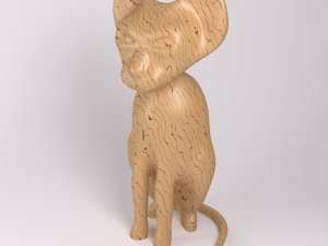 cat figure Modelo 3D