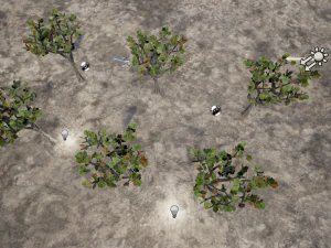 low poly fantasy game tree 02 3D Model